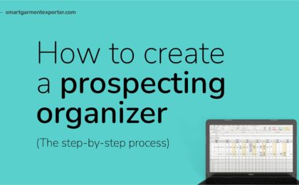 how to create prosecting file, prospecting organizer, crm garment export