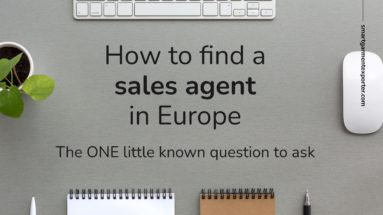 how to find sales agents for garment