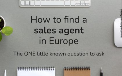 how to find sales agents for garment